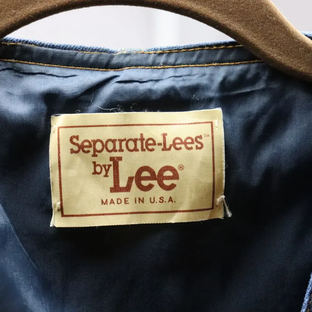 Vintage Lee Denim Vest‎ Separate-Lees Size 42R
